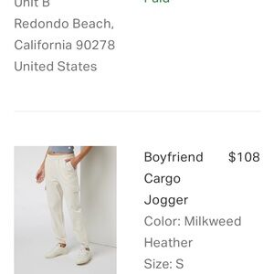 Gently worn Vuori pants